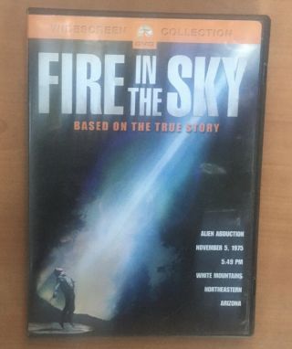 Fire In The Sky Widescreen Dvd Alien Abduction Arizona 1993 Oop Rare