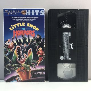 Little Shop Of Horrors Vhs Video Tape Vtg 1986 Warner Bros Hit Rare Oop Frank Oz