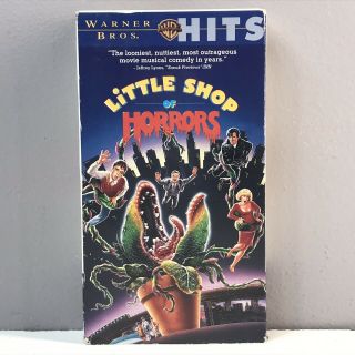 Little Shop Of Horrors VHS Video Tape VTG 1986 Warner Bros Hit RARE OOP Frank Oz 2