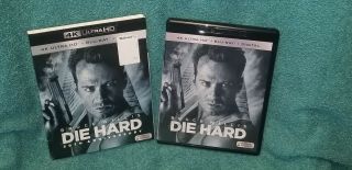 Die Hard (4k Ultra Hd,  Blu - Ray,  2018,  30th Ann) No Digital Rare Oop Slipcover