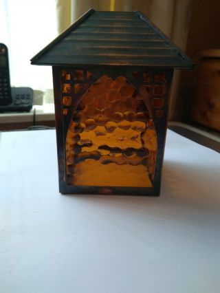 Art And Craft Light Shade Glass And Metal