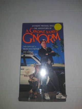The Adventures Of A Gnome Named Gnorm (vhs,  1994) Rare Oop