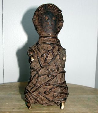African Nkongi Rare Fetish Statue Figure Mbembe Nigeria Doll Ewe Setting Matakam
