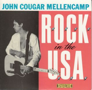 John Cougar Mellencamp R.  O.  C.  K.  In The U.  S.  A.  Picture Sleeve 7 " 45 Rare Record