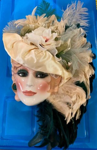 Clay Art Ceramic Mask.  May West.  Extremely Rare