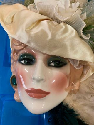 CLAY ART CERAMIC MASK.  MAY WEST.  EXTREMELY RARE 3