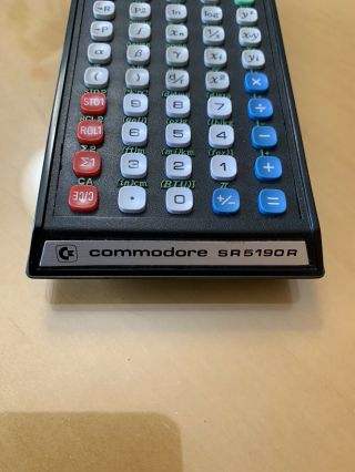 Vintage Rare Commodore SR 5190R calculator 2