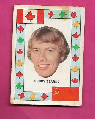 Rare 1972 - 73 Opc Team Canada Bobby Clarke Canada Cup Good Card (inv C9862)