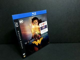 Wonder Woman Lego Lenticular Blu - ray Slipcover ONLY.  No Discs or Case.  OOP Rare 2