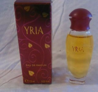 Yves Rocher Yria Eau De Parfum 0.  25 Oz 7.  5 Ml Miniature Mini Perfume Rare 97 Fu