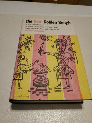 The Golden Bough By Theodor Gaster 1965 Dj Vintage Rare 2nd Printing