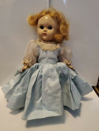 Vintage Vogue Ginny Doll - Straight Leg 7 " - Head Moves With Legs - Lissy Dress