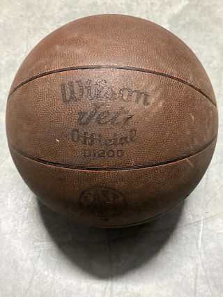 Rare Vintage Wilson Official Jet B1200 Basketball No Ink Made In Usa