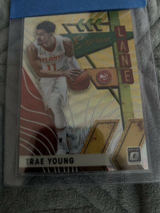 19 - 20 Trae Young Optic Express Lane Tmall Gold Wave Prizm Ssp - Rare Make Offer