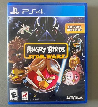 Angry Birds Star Wars (sony Playstation 4,  2013) Ps4 Out Of Print Rare