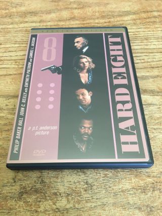 Hard Eight 1996 Dvd P.  T.  Anderson Rare Oop Htf Includes Insert/crime Drama Gem