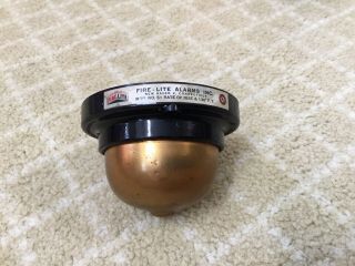 Vintage Rare Brass Fire Lite Model 51 Ul Listed Rate Of Rise Heat Detector