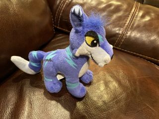Neopets Blue Lupe Plush Stuffed Toy With Tag 6 