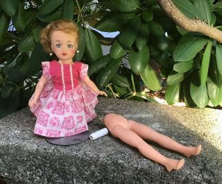 Vintage Ideal Little Miss Revlon Doll 10 1/2” For Fixing