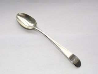 Antique 18th Century George Iii Solid Silver Sterling Tea Spoon London C1775