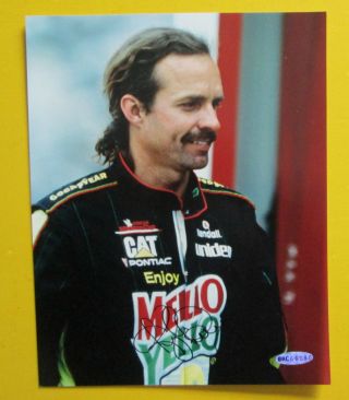 Rare Kyle Petty Auo Signed 8x10 Photo With Nascar Blowout