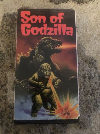Son Of Godzilla Rare & Oop Sci - Fi Video Treasures Release Vhs