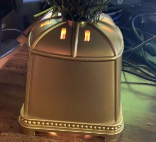 Vintage Rare Fiber Optic Color Changing Christmas Tree in Gold Base 32 Inch 100 3