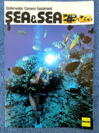 Vintage Scuba 1985? Underwater Photography Sea & Sea Camera Systems & Housings