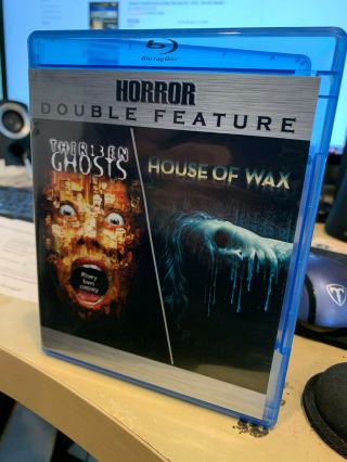 Thirteen Ghosts House Of Wax Double Feature Blu Ray 2010 Rare Oop Dark Castle