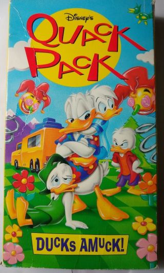Quack Pack: Ducks Amuck (vhs,  1997) Disney Rare