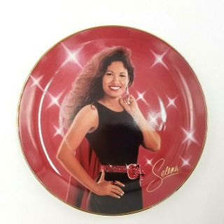 Selena Quintanilla Rare " A Tribute To Selena " Porcelain Collectors Plate 1996
