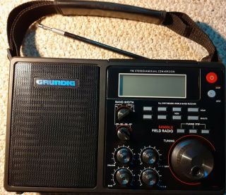 Grundig Heavy Duty Am/fm/shortwave Field Radio,  Model Ngs450dlb,  Rarely