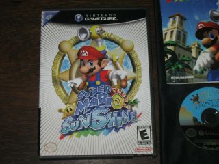Mario Sunshine Nintendo Gamecube Game Complete Rare 2