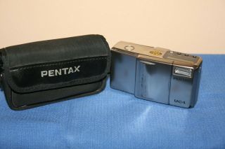 Rare Pentax Uc - 1 Qd Zoom 32mm F/3.  5 Lens 35mm Point & Shoot Film Camera