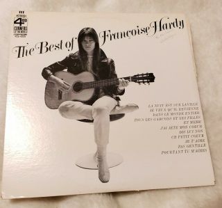The Best Of Francoise Hardy Lp Rare White Cover Vg