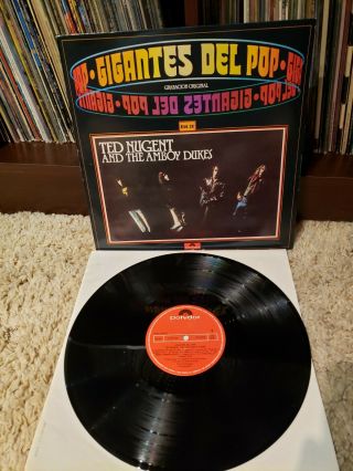 Ted Nugent Amboy Dukes Lp Giganres Del Pop Rare Cover Reissue Spain Nm