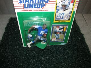 Starting Lineup 1990 Barry Sanders NFL Detroit Lions (rare rookie piece) 2
