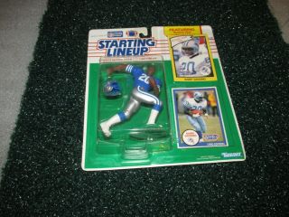Starting Lineup 1990 Barry Sanders NFL Detroit Lions (rare rookie piece) 3