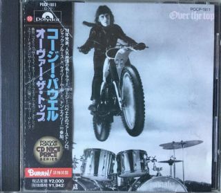 Cozy Powell Over The Top Rare Japan Promo Cd Polydor Pressing W/ Obi Strip