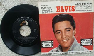 Elvis Presley - One Broken Heart - Usa 45,  Rare Ps