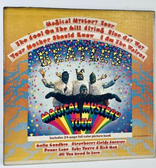 1st Press Beatles Rare With Inserts Magical Mystery Tour 2835 Vinyl Record