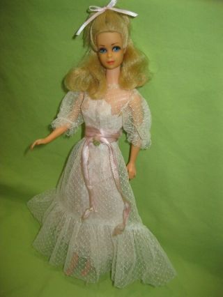 Barbie Rare Vintage 1969 Chitty Bang Truly Scrumptious Standard Tlc Doll,  Dress