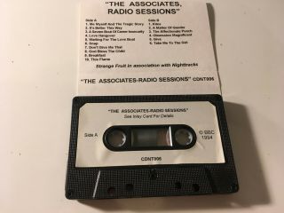 The Associates Rare Promo Advance Cassette Tape Radio Sessions (not Cd)