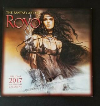 Rare 2017 Fantasy Art Of Luis Royo By Luis Royo (2017,  Calendar) Oop