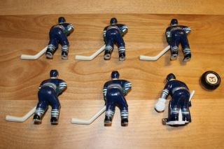 Wayne Gretzky All - Star hockey table / HARTFORD WHALERS (Navy Blue) RARE 2