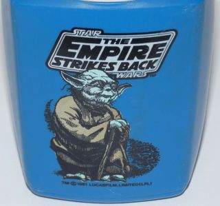 Rare Vintage STAR WARS The Empire Strikes Back YODA Thermos (1981) Lucasfilm 3