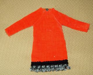 Vintage Hard To Find Dress For Francies Outfit Orange Cozy 1263 From 1966 - 67