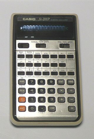 Rare Vtg Casio Fx - 201p Scientific Calculator Circa 1973 - -