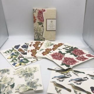 Anna Griffin Antique Botanical Die Cuts Unpunched Scrap Book Paper Crafts Card