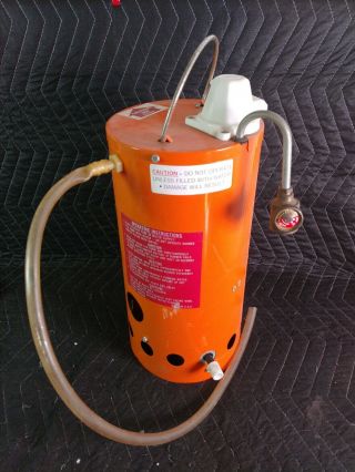 Rare Vintage Little Sizzler Portable Camping Propane Instant Hot Water Heater